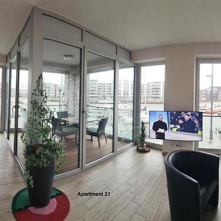 ברמרהבן Ferienwohnung Neuer Hafen Marina מראה חיצוני תמונה