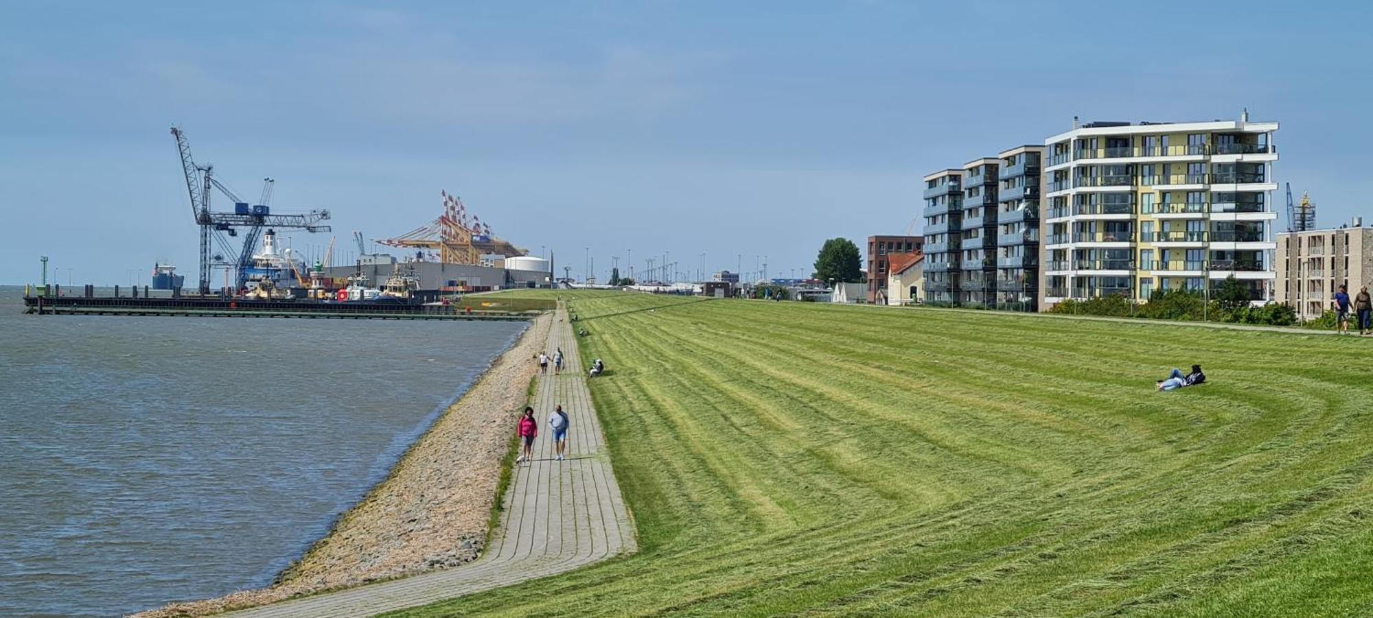 ברמרהבן Ferienwohnung Neuer Hafen Marina מראה חיצוני תמונה
