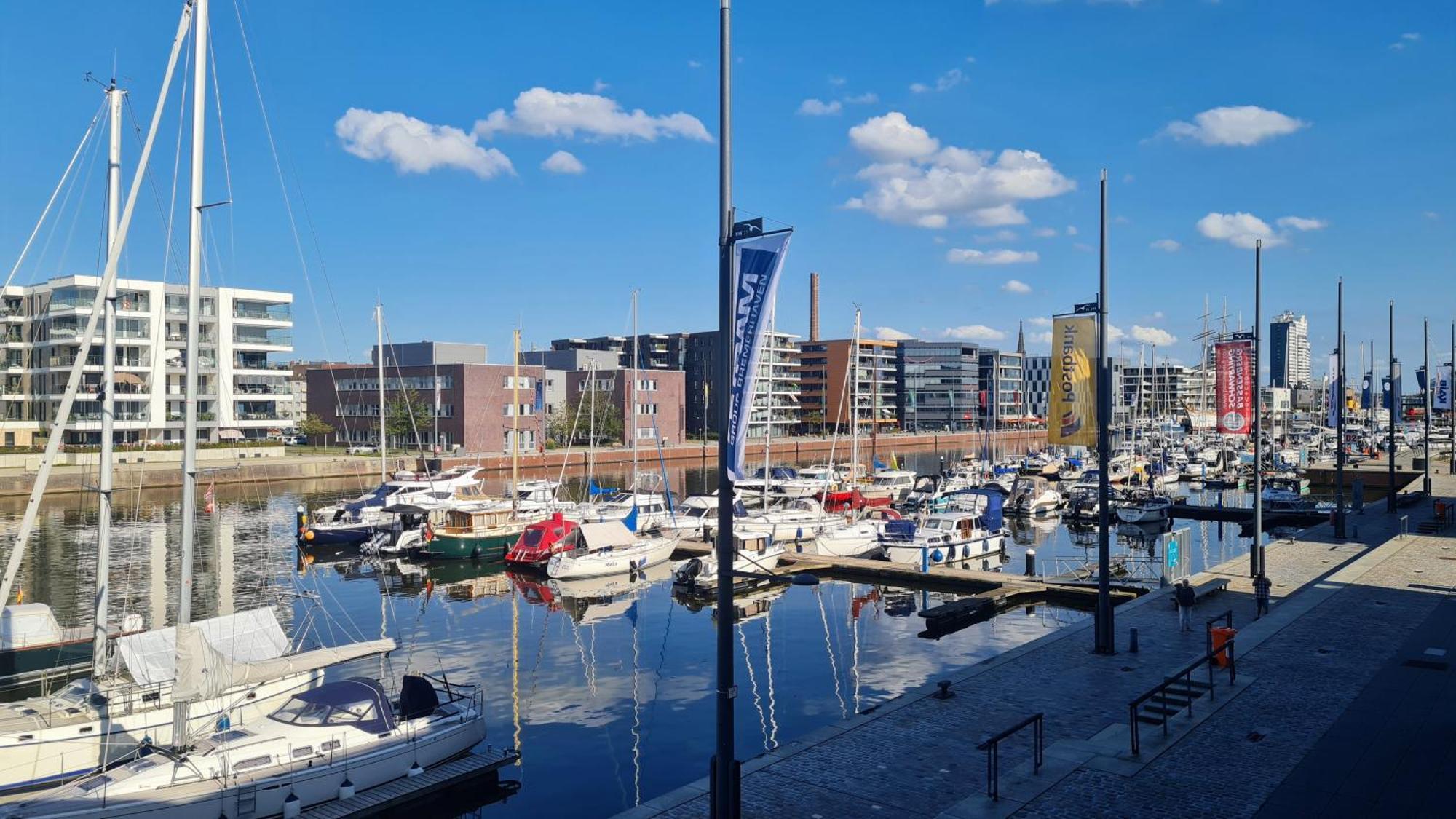 ברמרהבן Ferienwohnung Neuer Hafen Marina מראה חיצוני תמונה