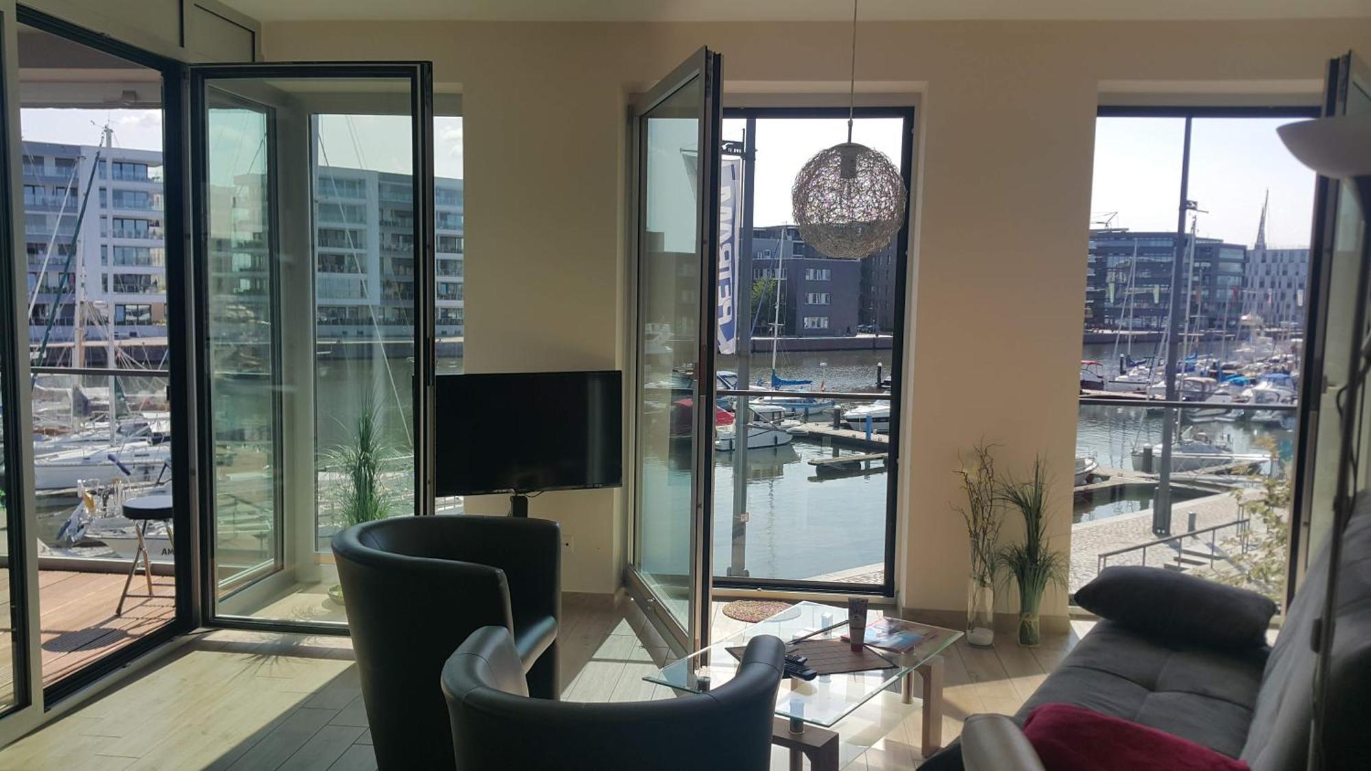 ברמרהבן Ferienwohnung Neuer Hafen Marina מראה חיצוני תמונה