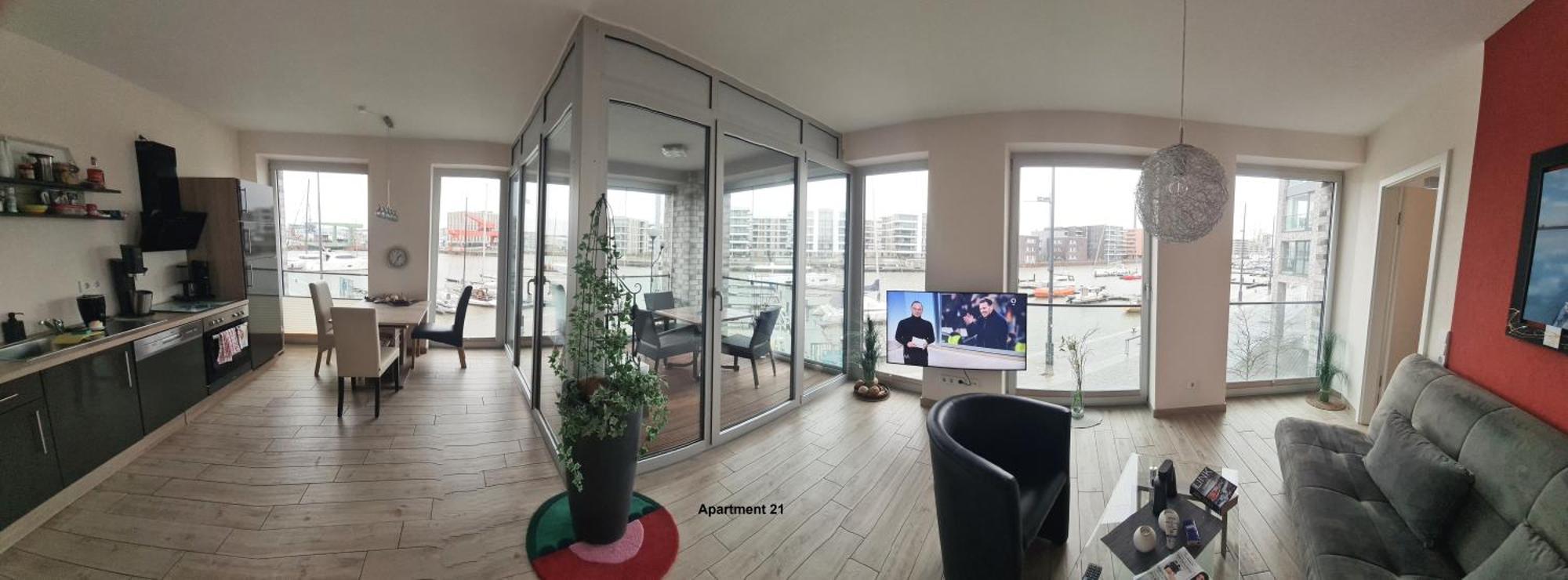 ברמרהבן Ferienwohnung Neuer Hafen Marina מראה חיצוני תמונה