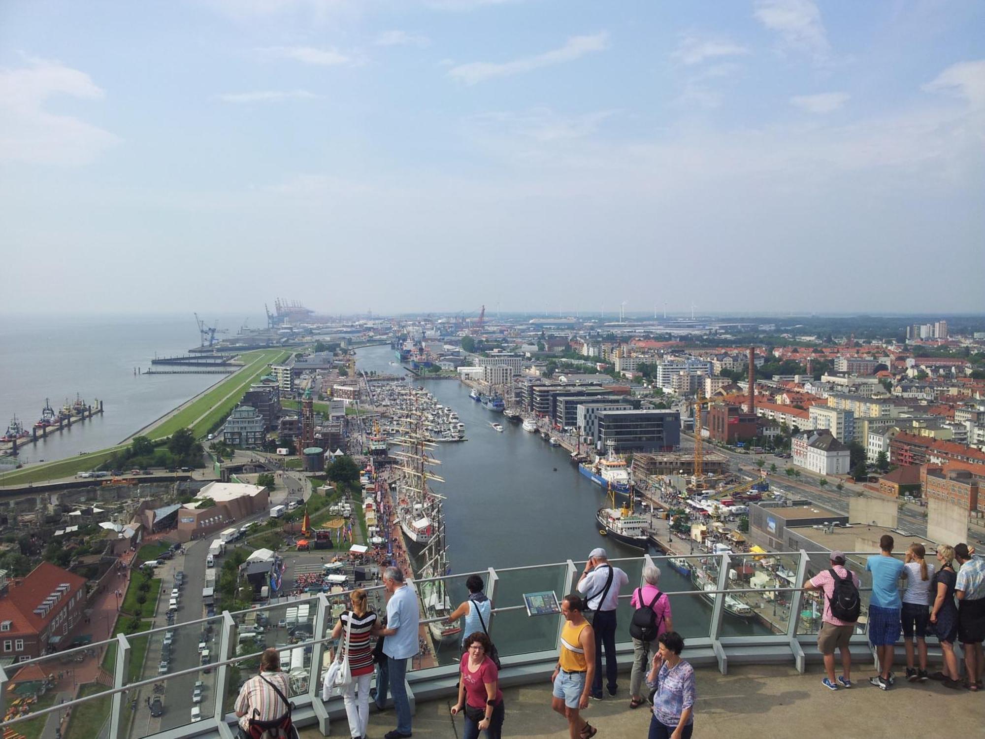 ברמרהבן Ferienwohnung Neuer Hafen Marina מראה חיצוני תמונה